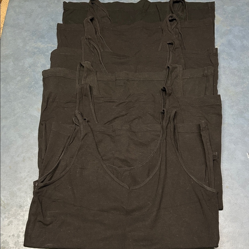 6 Black ladies tank tops